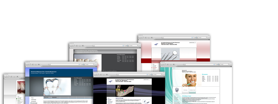 dentisthost: Hompage-Baukasten für Zahnärzte