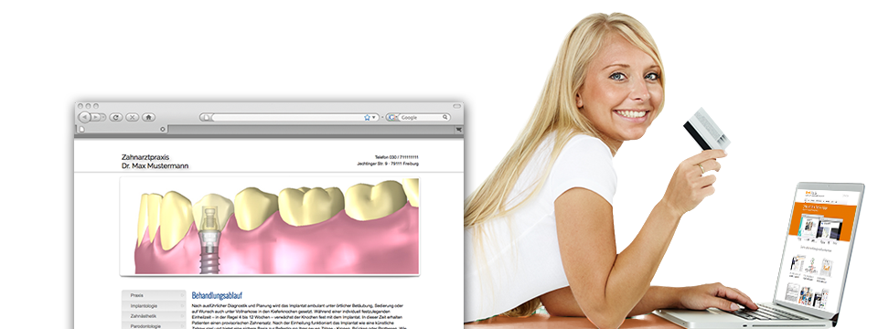 dentisthost: Hompage-Baukasten für Zahnärzte