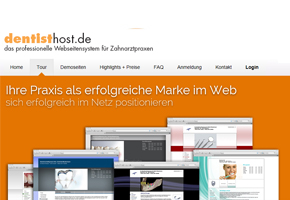 Homepage für Zahnarztpraxis gestalten